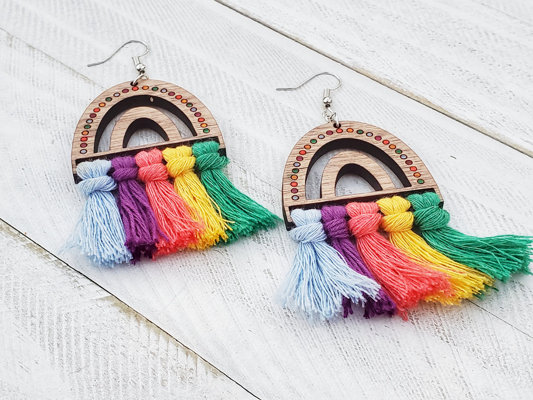 Boho Rainbow Macrames